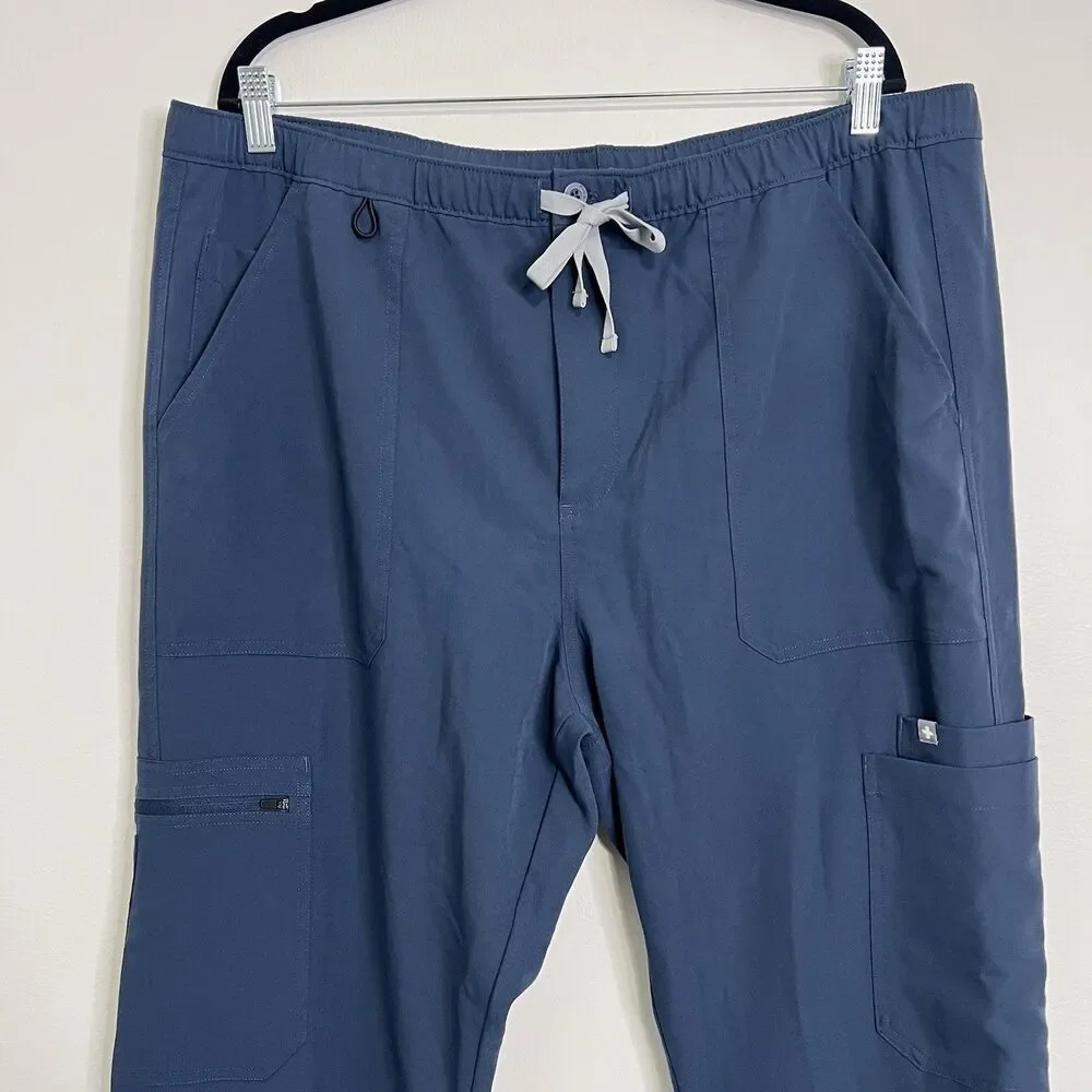 FIGS Cairo Cargo Scrub Pants Mens Size XXL NEW FIONx Stretch Medical Uniform
